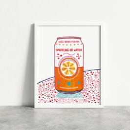 Human Resources Office Art Sparkling HR Vatten Poster