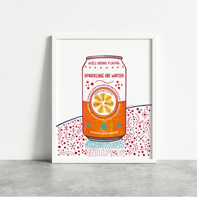 Human Resources Office Art Sparkling HR Vatten Poster (Skapare uppladdad)