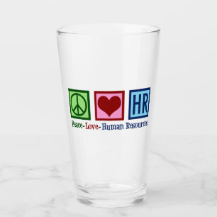 Human Resources Peace Kärlek HR Glaskopp