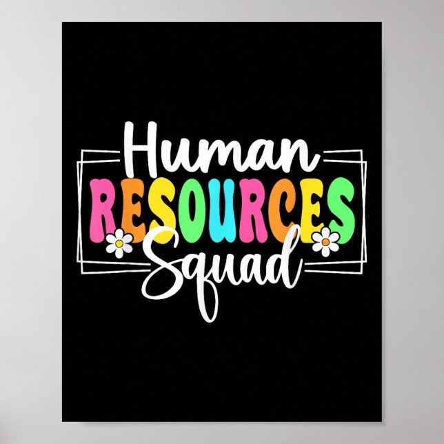 Human Resources Squad Back to school Hr Crew Poster (Framsidan)