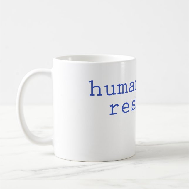 Human resursmugg kaffemugg (Vänster)