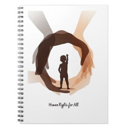 Human Rights for All – Minimal Diversity Circle De Anteckningsbok