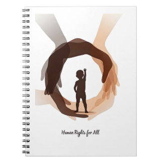 Human Rights for All – Minimal Diversity Circle De Anteckningsbok