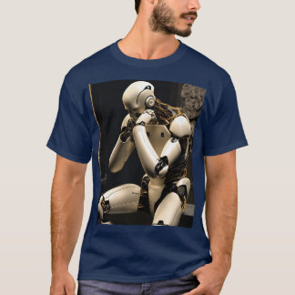 human robot i exakt läge t shirt