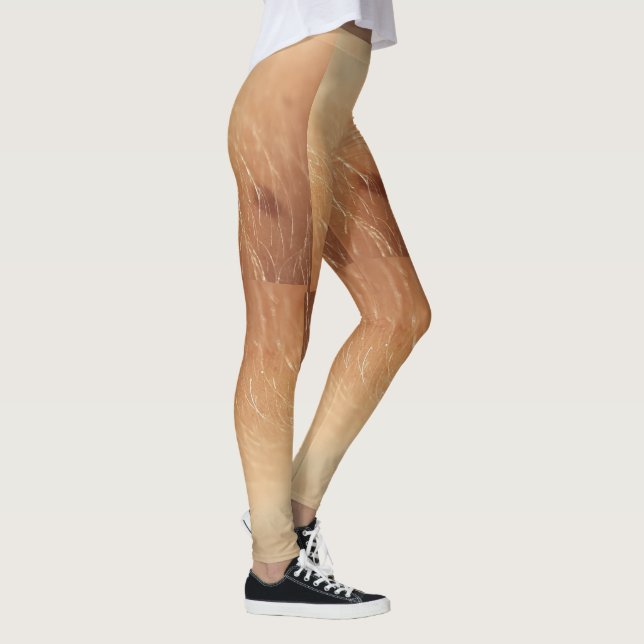 Human Skin Struktur Leggings (Höger)