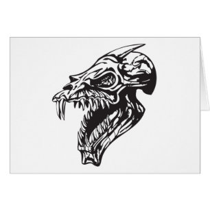 Human Skull 154 Hälsningskort