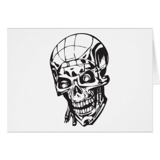 Human Skull 159 Hälsningskort