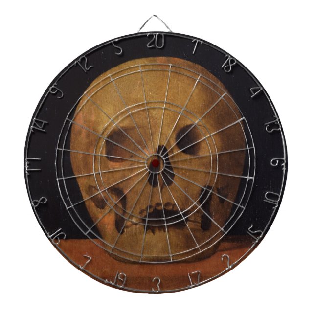 Human Skull (från Mariotto Albertinelli) Darttavla (Framsidan)