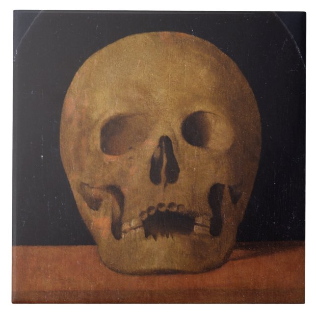 Human Skull (från Mariotto Albertinelli) Kakelplatta (Framsidan)