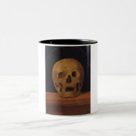 Human Skull (från Mariotto Albertinelli) Två-Tonad Mugg