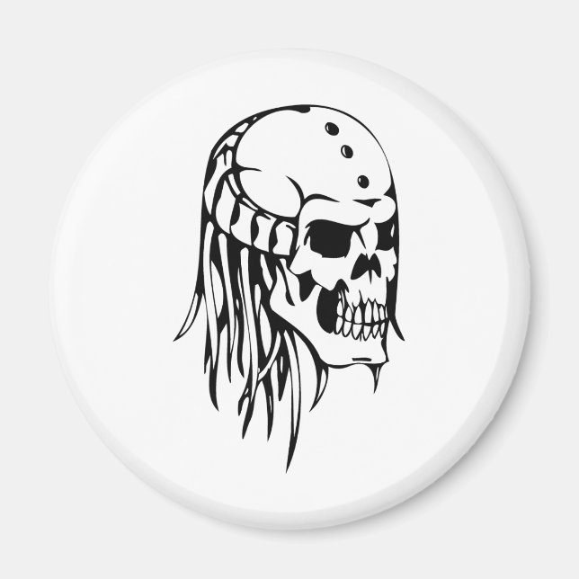 Human Skull Magnet (Framsidan)