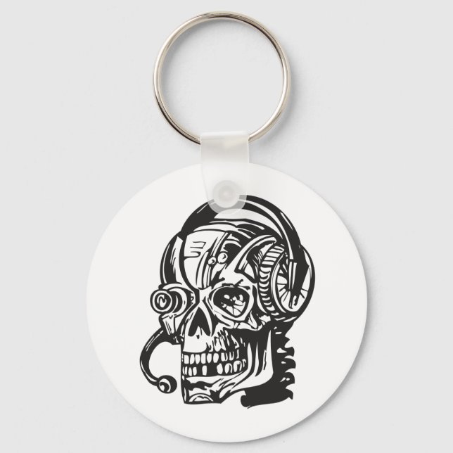 Human Skull Nyckelring (Framsida)