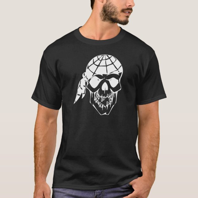Human Skull T-shirt (Framsida)