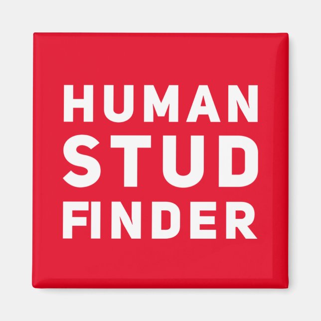 Human Stud Finder magnet (Framsidan)