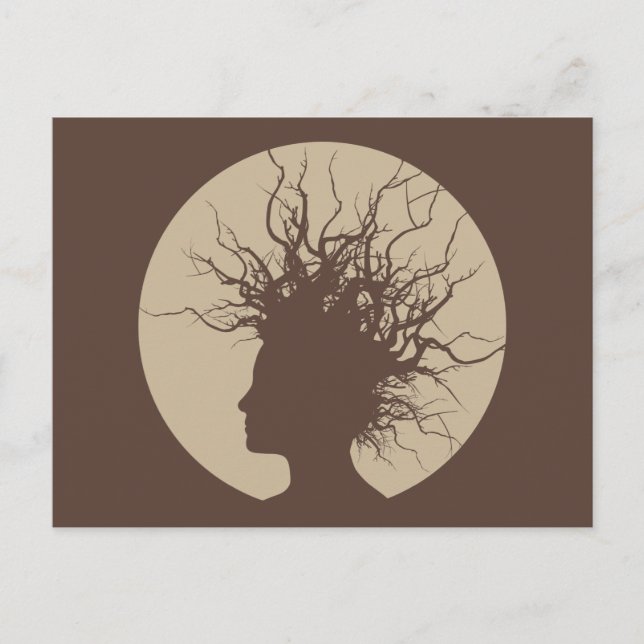 Human träd vykort (Framsida)