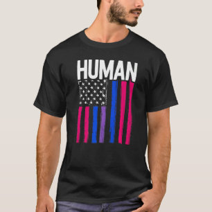 Human Transgender Pride Trans Ally Flagga Proud Lg T Shirt