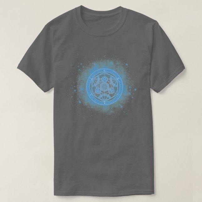 Human transmutation circle Fullmetal Alchemist T Shirt (Design framsida)