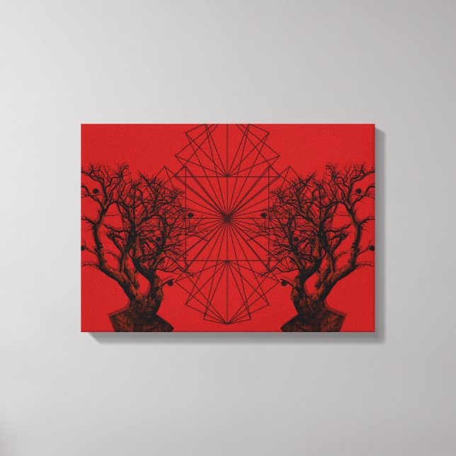 human tree canvastryck (Framsida)