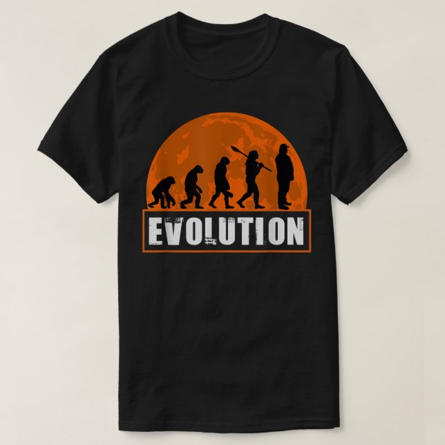 Human Truck Driver Evolution Funny Truck Driver  T Shirt (Design framsida)