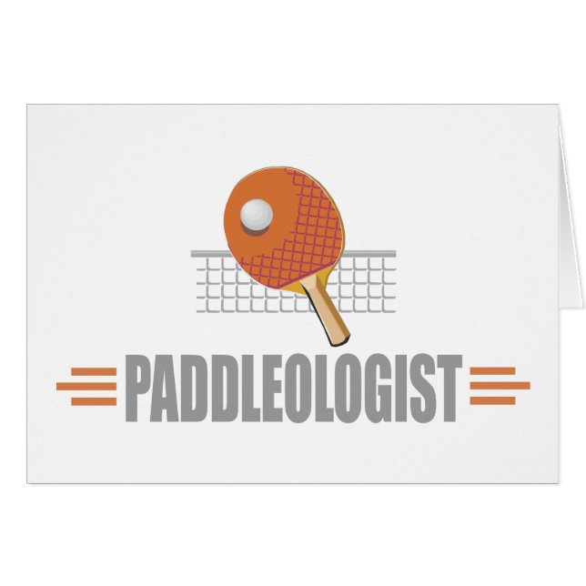 Humana Bord tennis Hälsningskort (Framsidan Horizontal)