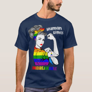 Humana Höger Obrytbara LGB-Pridet Månad 2022 282 T Shirt