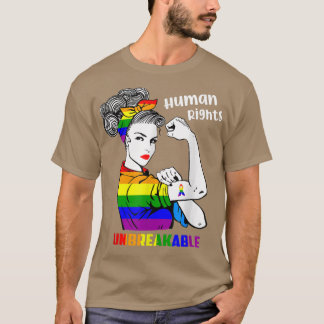 Humana Höger Obrytbara LGB-Pridet Månad 2022 282 T Shirt