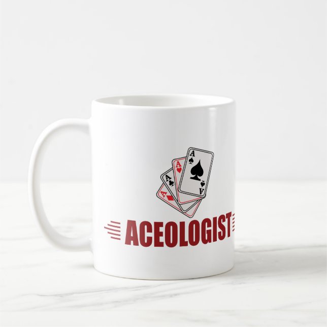 Humana spelkort kaffemugg (Vänster)