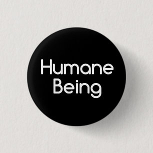 Humane Eftersom djur Höger Slogan Knapp