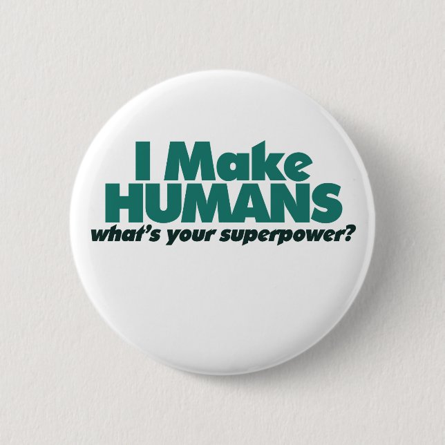 Humaner (gravid humor) knapp (Framsida)