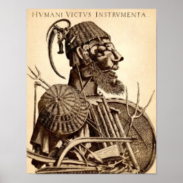 Humanförsörjningsinstrument - Jordbruk Poster