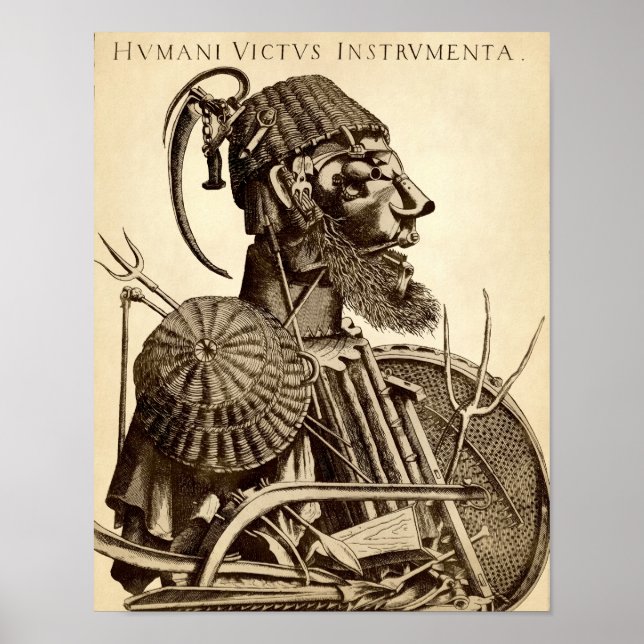 Humanförsörjningsinstrument - Jordbruk Poster (Framsidan)