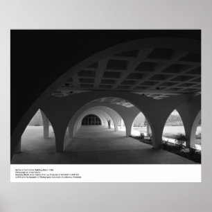 Humaniora Byggnad, mars 1966 av Ansel Adams Poster