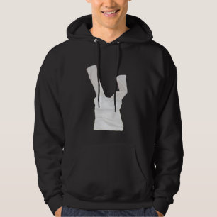 Humanisering på uppsidan och nedåt hoodie