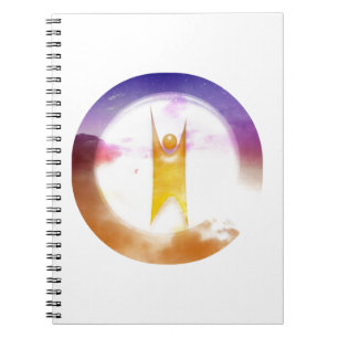Humanismsymbol Anteckningsbok Med Spiral