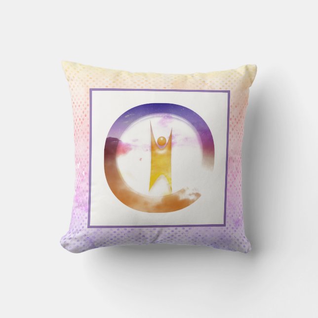 Humanist Lycklig Human Clouds Kudde (Framsida)