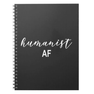 Humanistisk typografisk bärbar roligt anteckningsbok