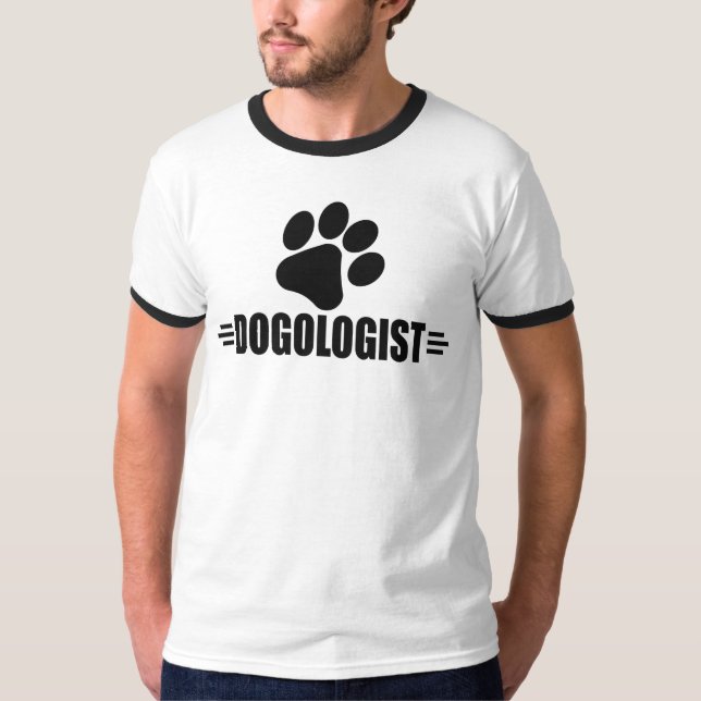 Humanitär Hund älskare T-shirt (Framsida)
