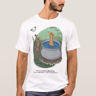 Humanitär kontra vegetabilisk t shirt