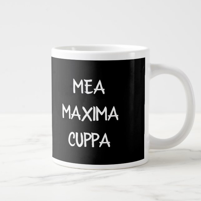Humanitär latinsk mea Maxima Cuppa Jumbo Mugg (Höger)