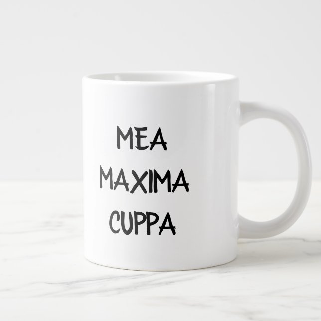 Humanitär latinsk mea Maxima Cuppa Jumbo Mugg (Höger)