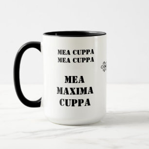 Humanitär latinsk mea Maxima Cuppa Mugg