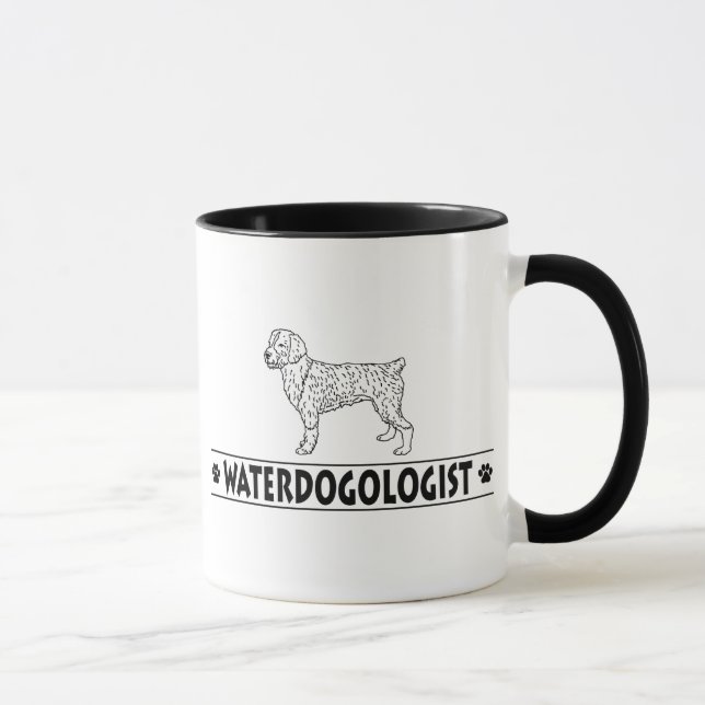 Humanitär spanska Vatten Hund Mugg (Höger)