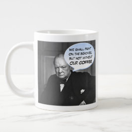 Humanitär Winston Churchill-kaffeoffert Jumbo Mugg