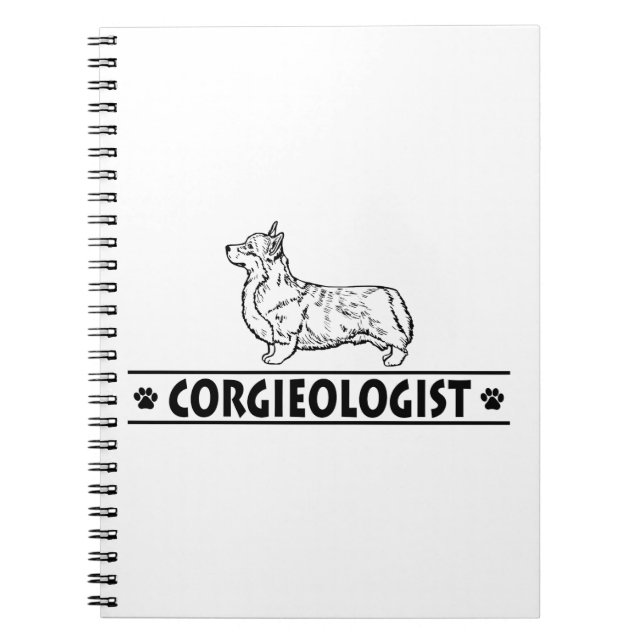 Humanitärt Pembroke Welsh Corgie Anteckningsbok (Framsidan)