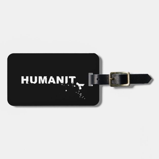 Humanity Crumbling Bagagebricka (Horisontell Framsida)