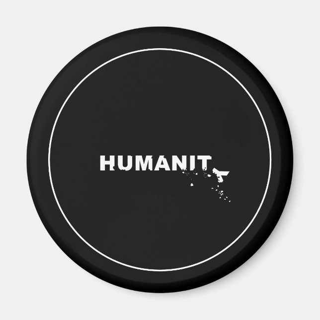 Humanity Crumbling Magnet (Framsidan)