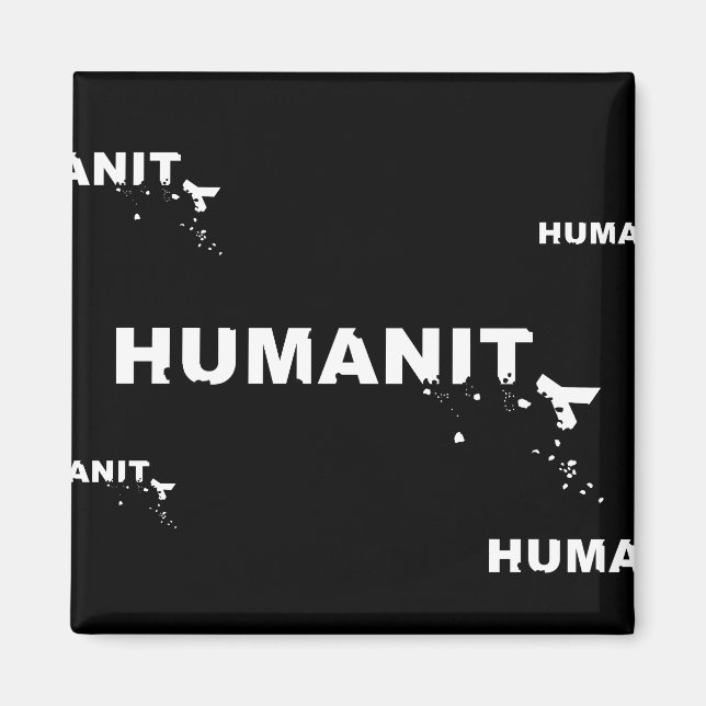 Humanity Crumbling Magnet (Framsidan)