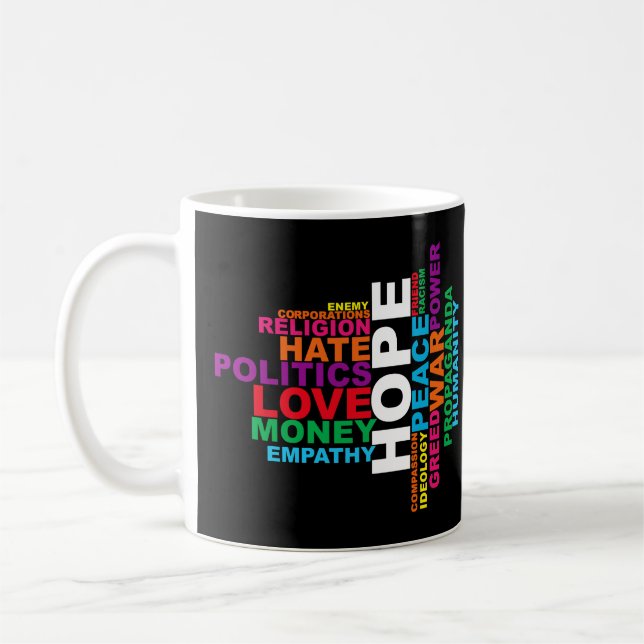 Humanity Ord Cloud Kaffemugg (Vänster)