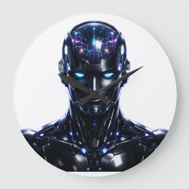 humanoid AI robot Reloj Stor Klocka (Framsida)