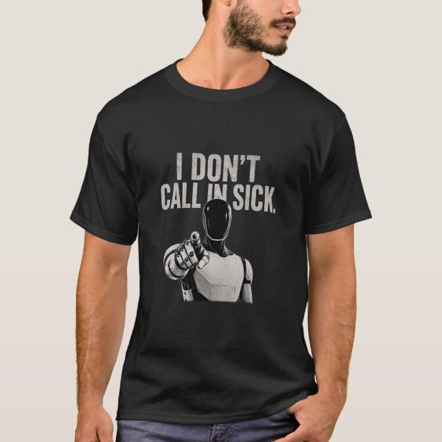 Humanoid AI-robot | Tesla-robot  T Shirt (Framsida)